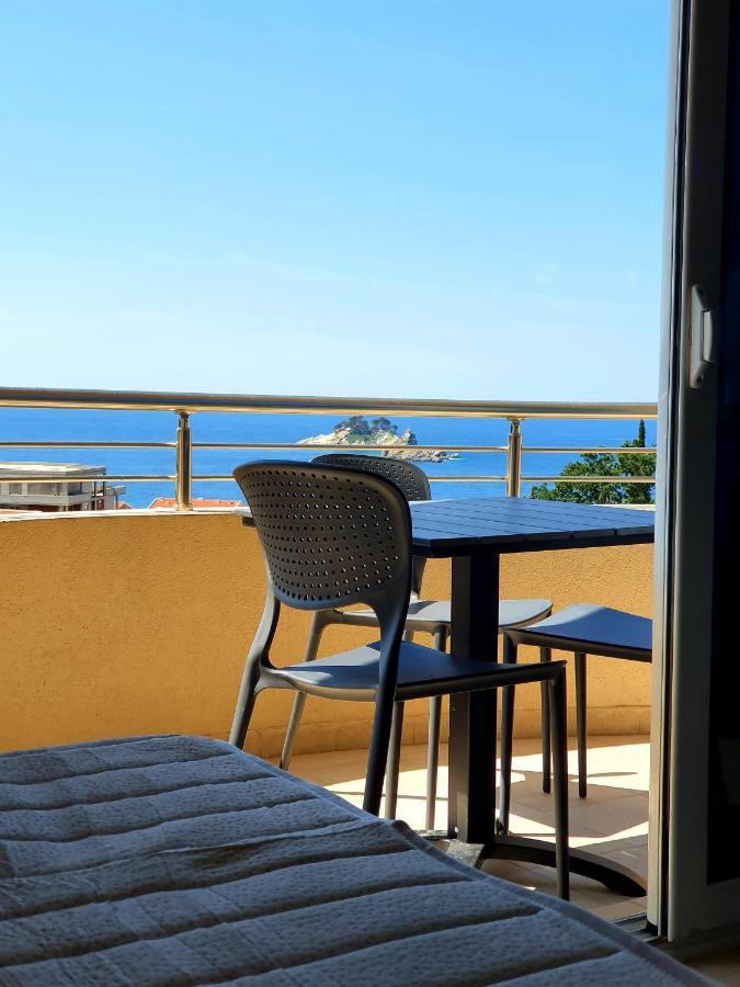 Anja & Ogo Apartments Sea View & Pool Petrovac Luaran gambar